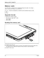 Предварительный просмотр 42 страницы Fujitsu STYLISTIC V535 Operating Manual