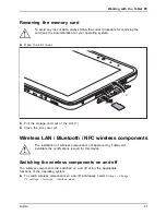 Предварительный просмотр 43 страницы Fujitsu STYLISTIC V535 Operating Manual