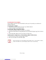 Предварительный просмотр 62 страницы Fujitsu T2010 - LifeBook Tablet PC User Manual