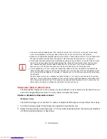 Предварительный просмотр 73 страницы Fujitsu T2010 - LifeBook Tablet PC User Manual