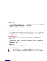 Предварительный просмотр 74 страницы Fujitsu T2010 - LifeBook Tablet PC User Manual