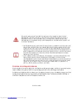 Preview for 83 page of Fujitsu T2020 - LifeBook Tablet PC (French) Manuel Du Propriétaire