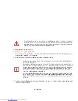 Предварительный просмотр 96 страницы Fujitsu T4310 - LifeBook Tablet PC User Manual