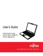 Предварительный просмотр 2 страницы Fujitsu T5010 - LifeBook Tablet PC User Manual