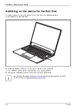 Предварительный просмотр 22 страницы Fujitsu T936 Operating Manual