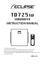 Preview for 1 page of Fujitsu TD725SW Instruction Manual