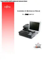 Fujitsu TeamPoS 3000 XE Installation & Maintenance Manual preview