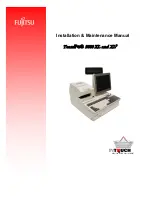 Fujitsu TeamPoS 3000 XL Installation & Maintenance Manual preview