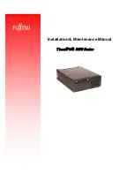 Fujitsu TeamPoS 3600 Series Installation & Maintenance Manual preview