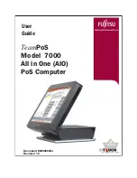 Fujitsu TeamPoS 7000 User Manual preview