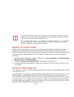 Предварительный просмотр 36 страницы Fujitsu U820 - LifeBook Mini-Notebook - Atom 1.6 GHz (French) Manual D'Utilisation