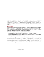 Предварительный просмотр 70 страницы Fujitsu U820 - LifeBook Mini-Notebook - Atom 1.6 GHz (French) Manual D'Utilisation