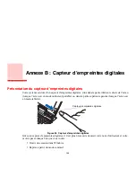 Предварительный просмотр 169 страницы Fujitsu U820 - LifeBook Mini-Notebook - Atom 1.6 GHz (French) Manual D'Utilisation