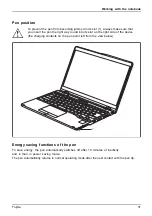 Preview for 35 page of Fujitsu U9310X Operating Manual