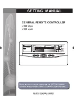 Fujitsu UTB-GCA Setting Manual preview