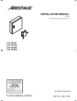 Предварительный просмотр 1 страницы Fujitsu UTP-VX30A Installation Manual