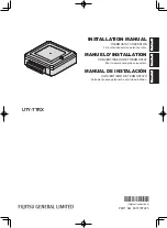 Preview for 1 page of Fujitsu UTY-TTRX Installation Manual