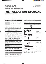 Fujitsu UTY-XCSX Installation Manual preview