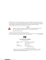 Preview for 3 page of Fujitsu V1010 - LifeBook - Core 2 Duo 1.6 GHz User Manual