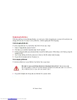 Предварительный просмотр 59 страницы Fujitsu V1010 - LifeBook - Core 2 Duo 1.6 GHz User Manual