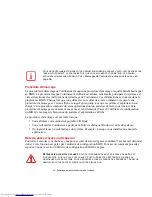 Preview for 46 page of Fujitsu V1020 - LifeBook - Core 2 Duo GHz (French) Manual D'Utilisation