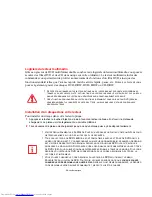 Preview for 64 page of Fujitsu V1020 - LifeBook - Core 2 Duo GHz (French) Manual D'Utilisation