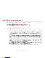 Preview for 154 page of Fujitsu V1020 - LifeBook - Core 2 Duo GHz (French) Manual D'Utilisation