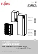 Fujitsu Waterstage WOYK150LJL Maintenance Document предпросмотр