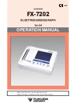 Fukuda Denshi CARDIMAX FX-7202 Operation Manual preview