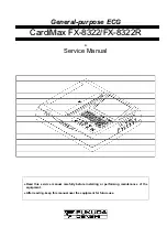 Preview for 1 page of Fukuda Denshi CardiMax FX-8322 Service Manual