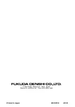 Preview for 150 page of Fukuda Denshi DSL-8001 Service Manual