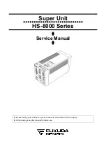 Fukuda Denshi HS-8000 Series Service Manual preview