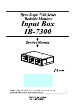 Fukuda Denshi IB-7300 Service Manual предпросмотр