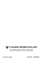 Preview for 112 page of Fukuda Denshi LX-7230 Operation Manual