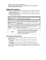 Preview for 3 page of Fukuda Denshi LX-7230N Operation Manual