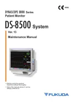 Fukuda 8000 Series Maintenance Manual предпросмотр