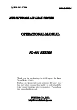 Предварительный просмотр 1 страницы Fukuda FL-601 Series Operational Manual