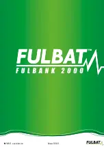 Предварительный просмотр 20 страницы Fulbat FULBANK 2000 User Manual