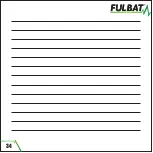 Preview for 34 page of Fulbat MF 6N11A-1B Instruction Manual