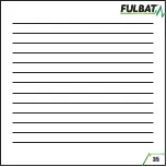 Preview for 35 page of Fulbat MF 6N11A-1B Instruction Manual