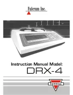 Предварительный просмотр 1 страницы Fulcrum Torbal DRX-4 Instruction Manual