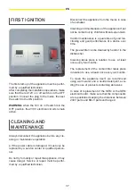 Preview for 37 page of Fulgor Milano CLUSTER CONCEPT 90 Instructions For Installation And Use Manual