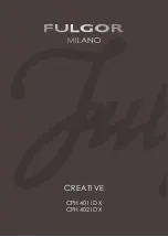 Fulgor Milano CREATIVE CPH 401 ID X User Instructions preview
