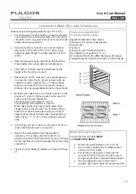 Предварительный просмотр 13 страницы Fulgor Milano F1SM S1 Series Use & Care Manual