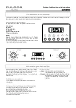 Предварительный просмотр 29 страницы Fulgor Milano F1SM S1 Series Use & Care Manual