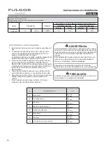 Предварительный просмотр 16 страницы Fulgor Milano F1SM24 1 Series Installation Instructions Manual