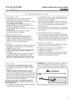 Preview for 31 page of Fulgor Milano F1SM30 1 Series Use & Care Manual