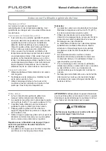 Preview for 37 page of Fulgor Milano F1SP24 1 Series Use & Care Manual