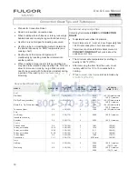 Preview for 18 page of Fulgor Milano F1SP30*2 series Use & Care Manual