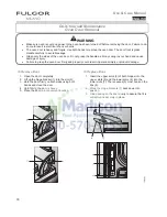 Preview for 28 page of Fulgor Milano F1SP30*2 series Use & Care Manual